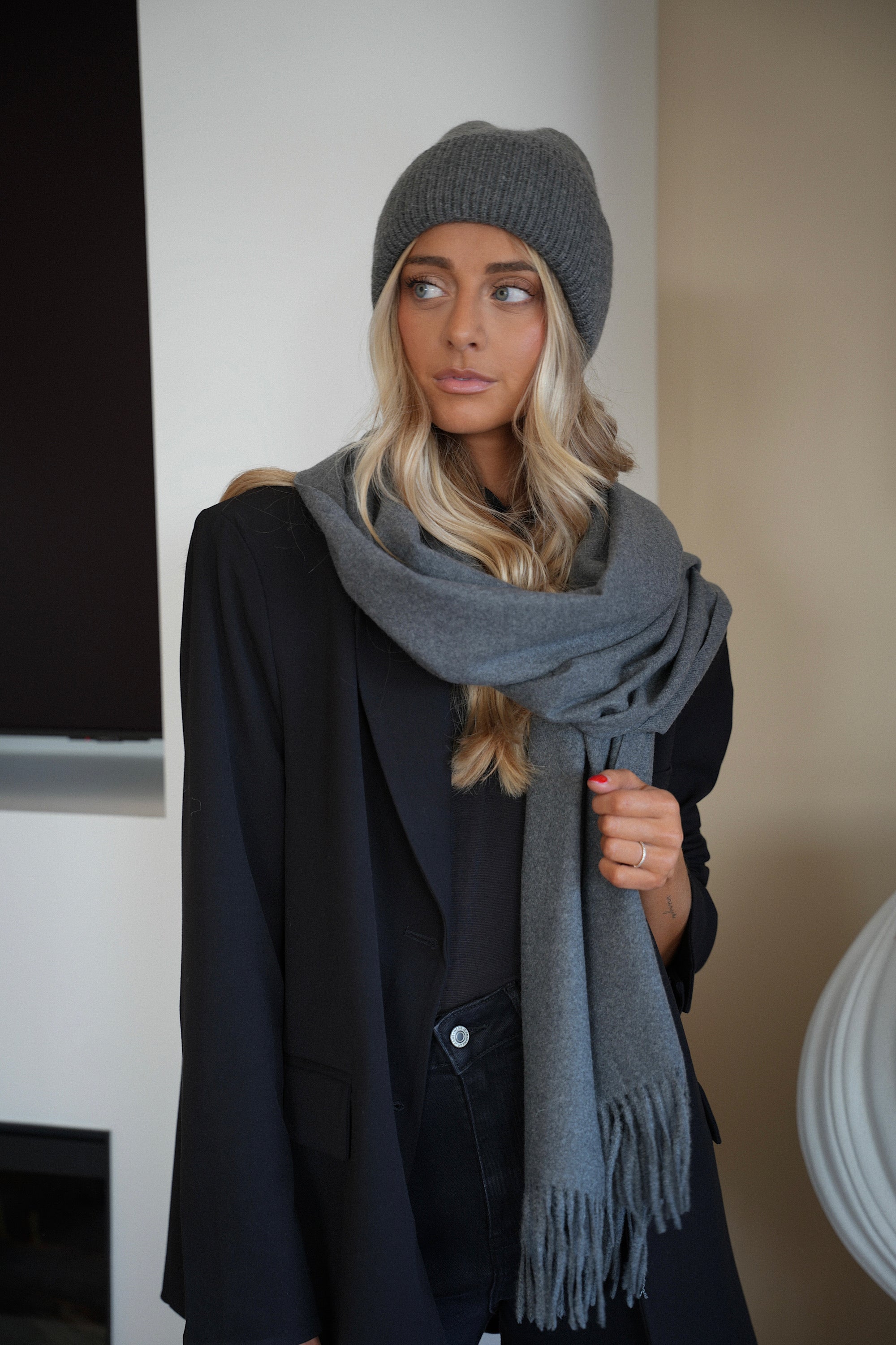 Aveline Gris - Gorro Suave