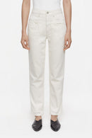 Jeans Pedal Pusher - Ivory - Femme