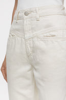 Jeans Pedal Pusher - Ivory - Femme