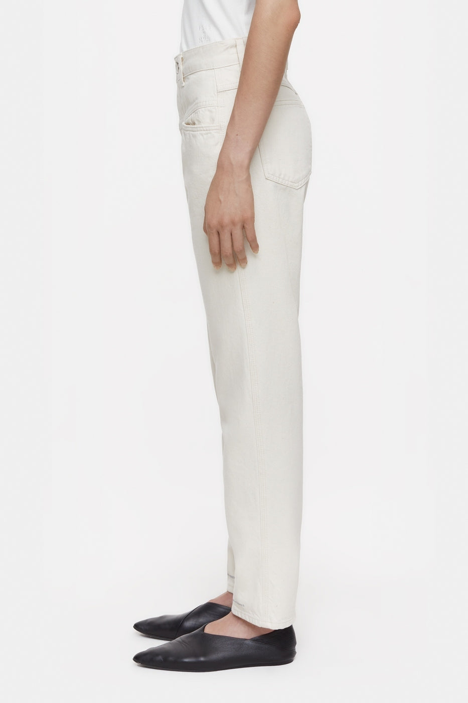 Jeans Pedal Pusher - Ivory - Femme