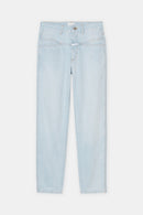 Jeans Pedal Pusher - Light Blue - Femme