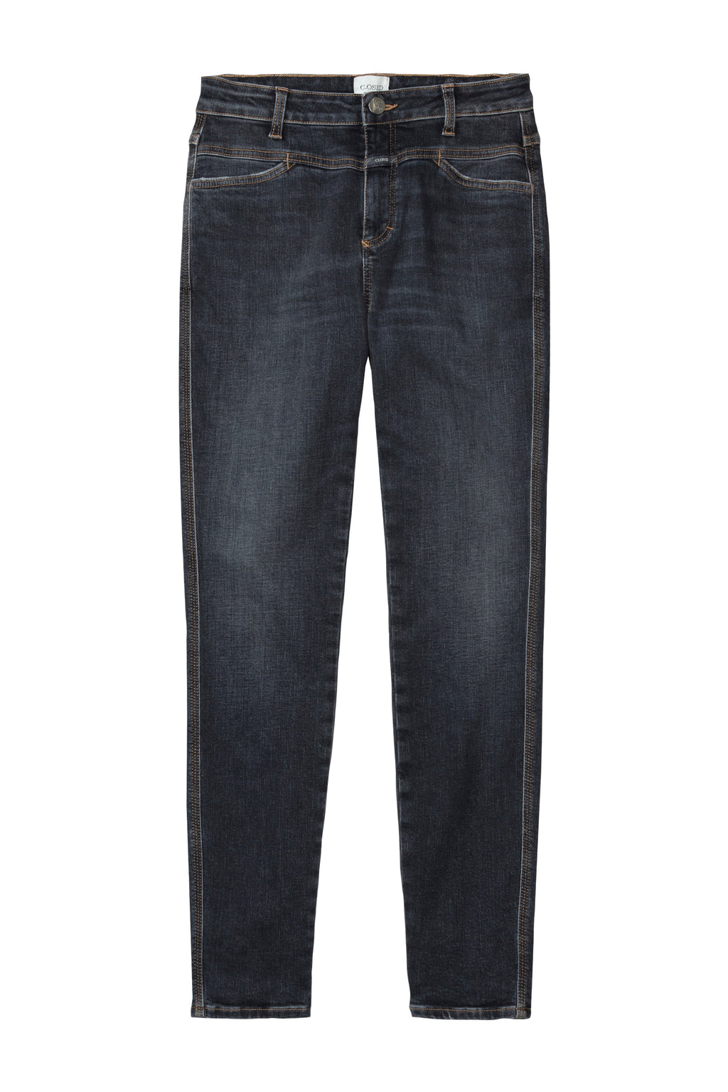 Vaquero Skinny Pusher - Dark Grey - Mujer