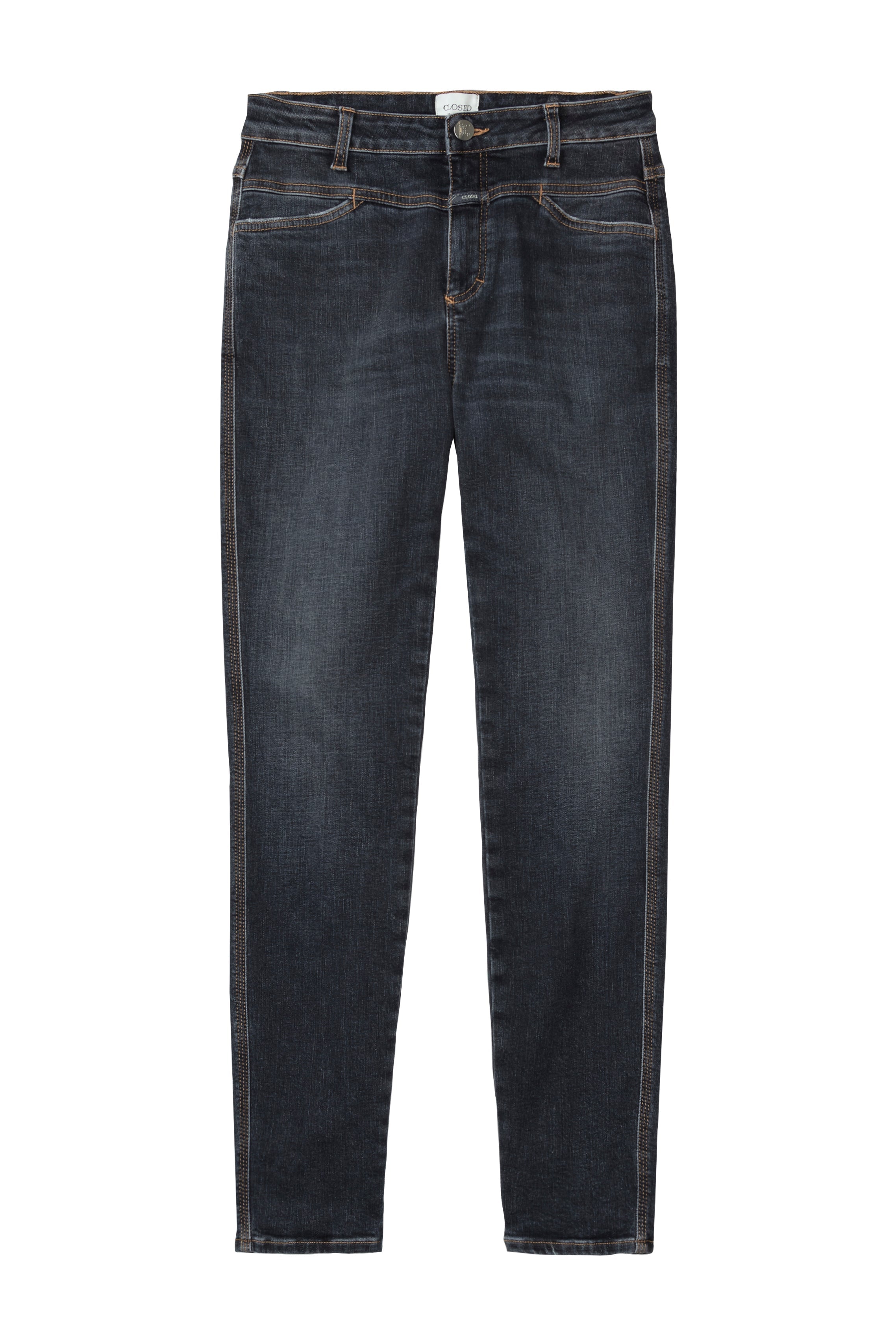 Vaquero Skinny Pusher - Dark Grey - Mujer