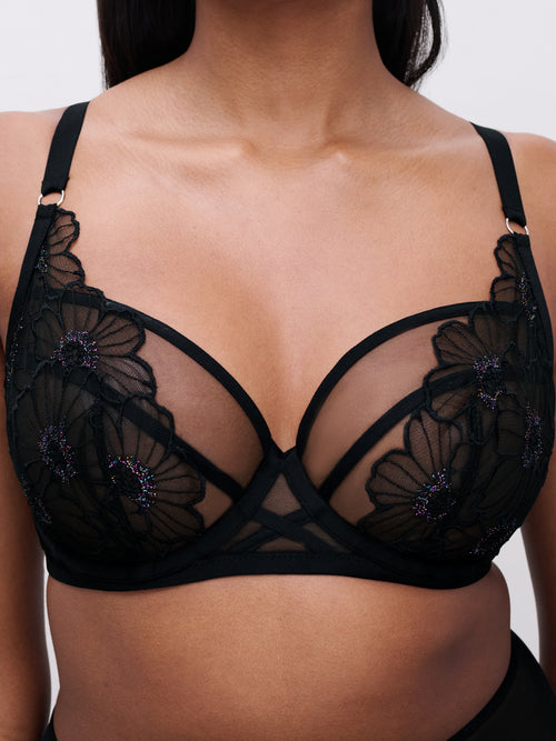 Lush Bra - Festive Black