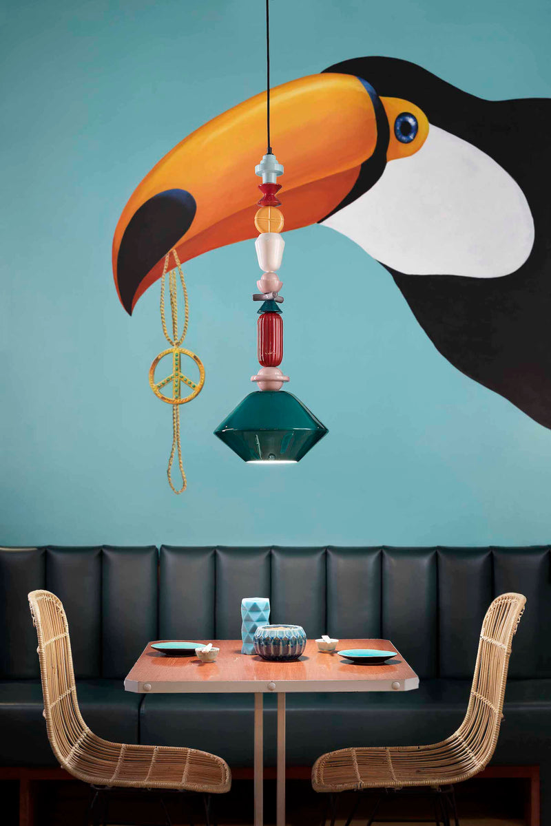 Suspension Lariat - Pétrole Vert