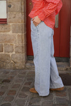 Jules Light Denim Wide Jeans