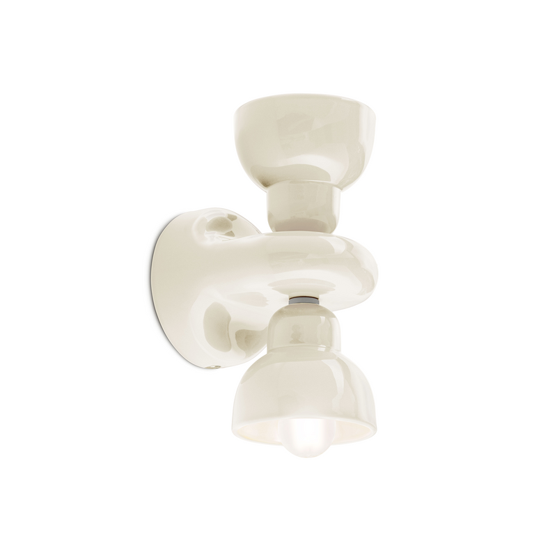 Berimbau Wall Lamp - Bone White