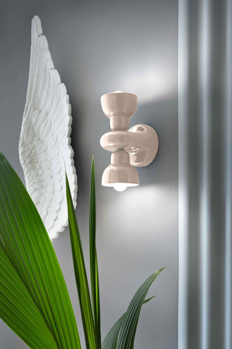 Applique Murale Berimbau - Gris Sable