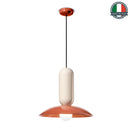 Suspension Pau - Pokè Orange/Blanc D'Os