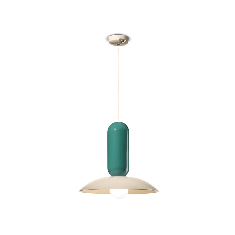 Suspension Pau - Blanc Os/Azul