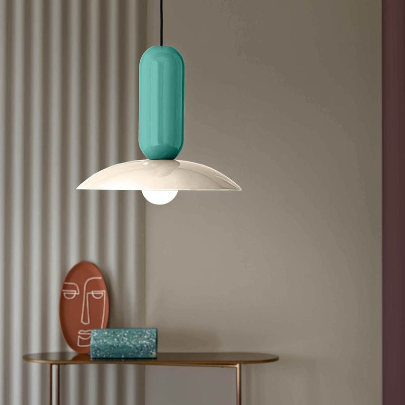 Suspension Pau - Blanc Os/Azul