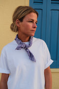 Foulard bandana lavande