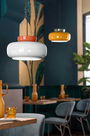 Suspension Maracana' - Pokè Orange/Lait Blanc