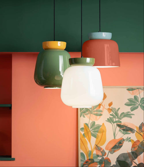 Suspension Corcovado - Bleu Clair/Orange Pokè