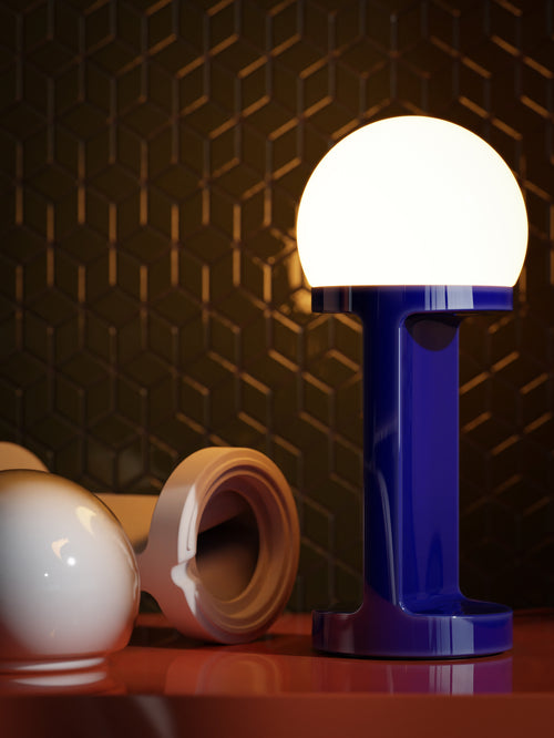 Habea Table Lamp - Blue Robot