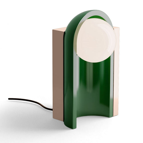 Cléo Table Lamp - Sand Gray/Bali Green