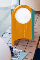 Lampe De Table Cléo - Azul/Yellow