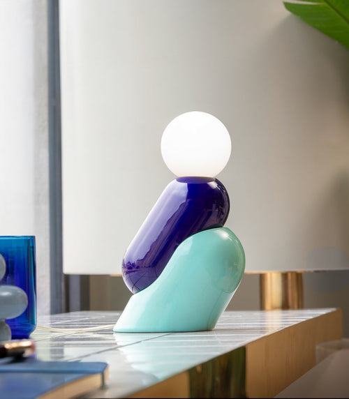 Tata Table Lamp - Robot Blue/Light Blue