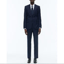 Traje 2 Piezas Rayas T/T Azul Marino - Azul Marino