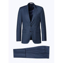 Fursac - Costume En Laine Vierge Bleu Carbone - Bleu Carbone