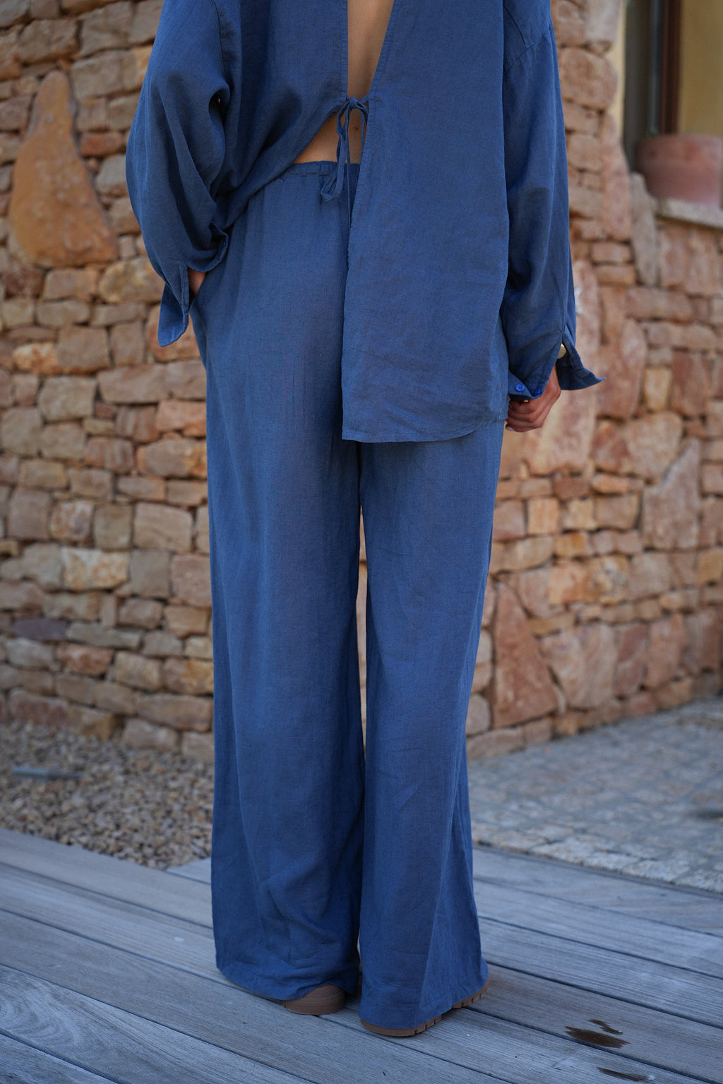 Pantalon Droit - Lore Bleu