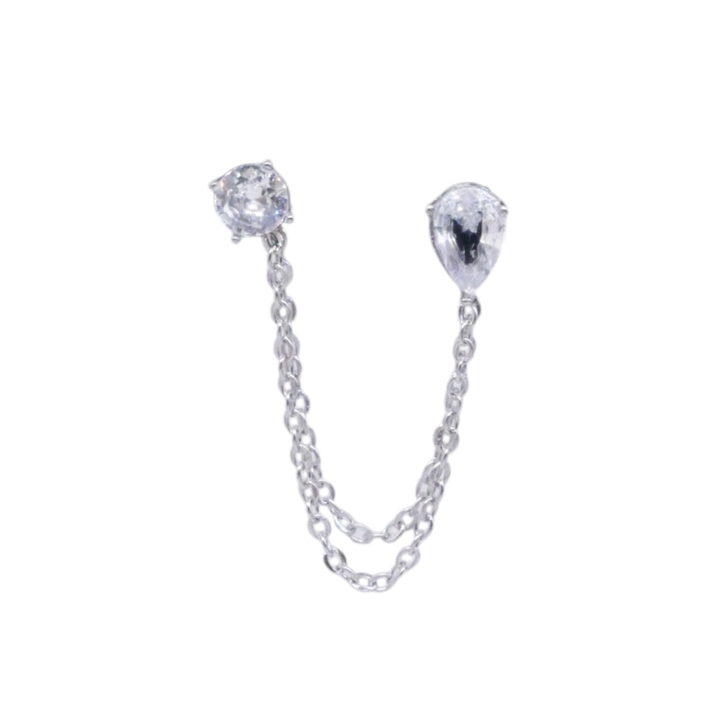 Boucles D'Oreilles Danica - Monoboucle - Doré Ou Argent