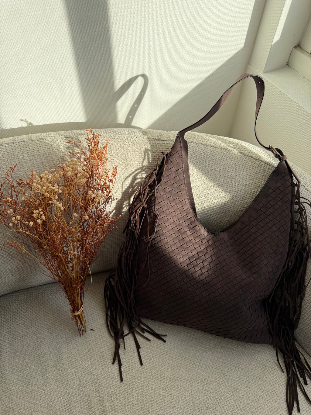 Large brown Julia handbag
