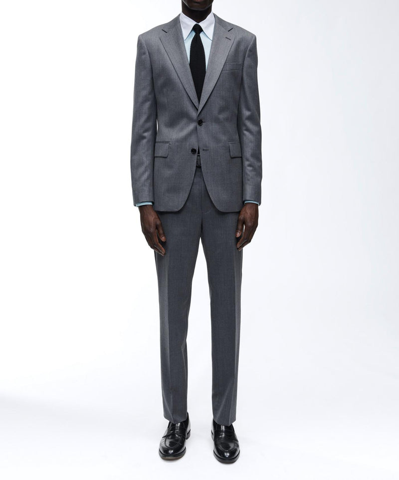 Fursac - 2 Piece Serge Unie Suit Grey - Quartz