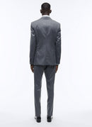 Fursac - 2 Piece Serge Unie Suit Grey - Quartz