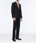 Fursac - 2-Piece Wool Flannel Striped Suit - Anthracite - Men