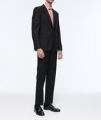 Fursac - 2-Piece Wool Flannel Striped Suit - Anthracite - Men