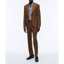 Fursac - Traje 2 Piezas Lona Lisa Caramelo - Coñac - Hombre