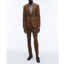 Fursac - 2-Piece Suit Toile Unie Caramel - Cognac