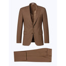Fursac - Traje 2 Piezas Lona Lisa Caramelo - Coñac - Hombre