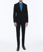 Fursac - Costume En Toile De Laine - Noir