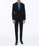 Fursac - Costume En Toile De Laine - Noir