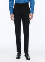 Fursac - Costume En Toile De Laine - Noir