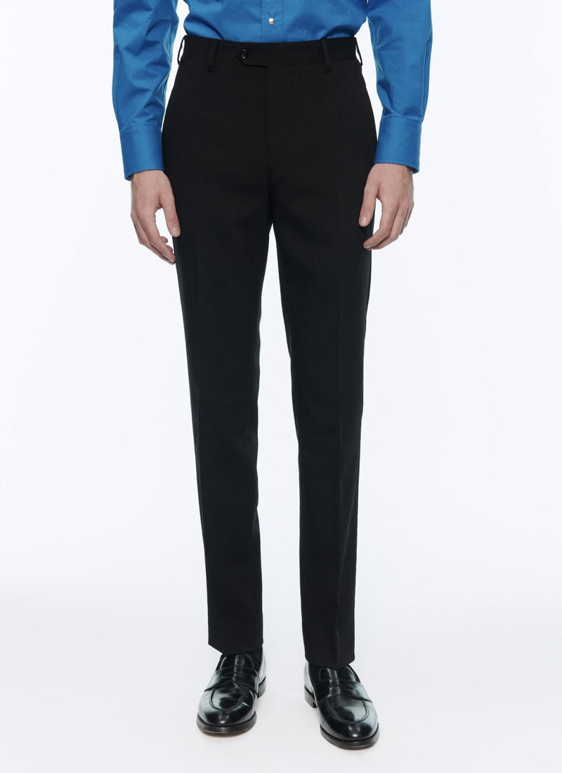 Fursac - Costume En Toile De Laine - Noir