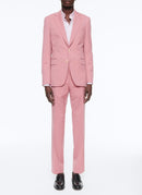 Fursac - Costume 2 Pièces En Serge De Laine - Vieux Rose - Homme