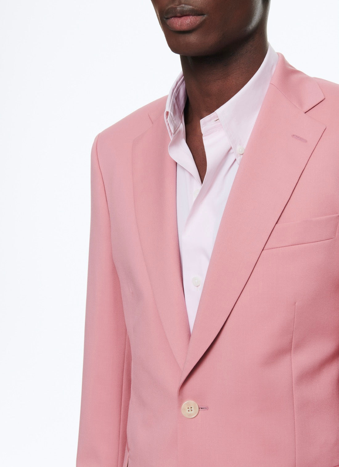 Fursac - Traje Serge de lana de 2 piezas - Rosa Viejo - Hombre