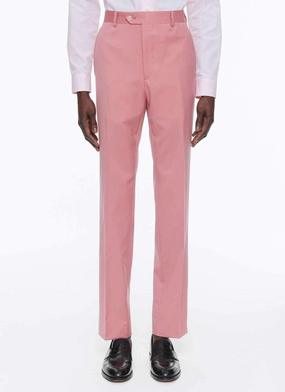 Fursac - Traje Serge de lana de 2 piezas - Rosa Viejo - Hombre