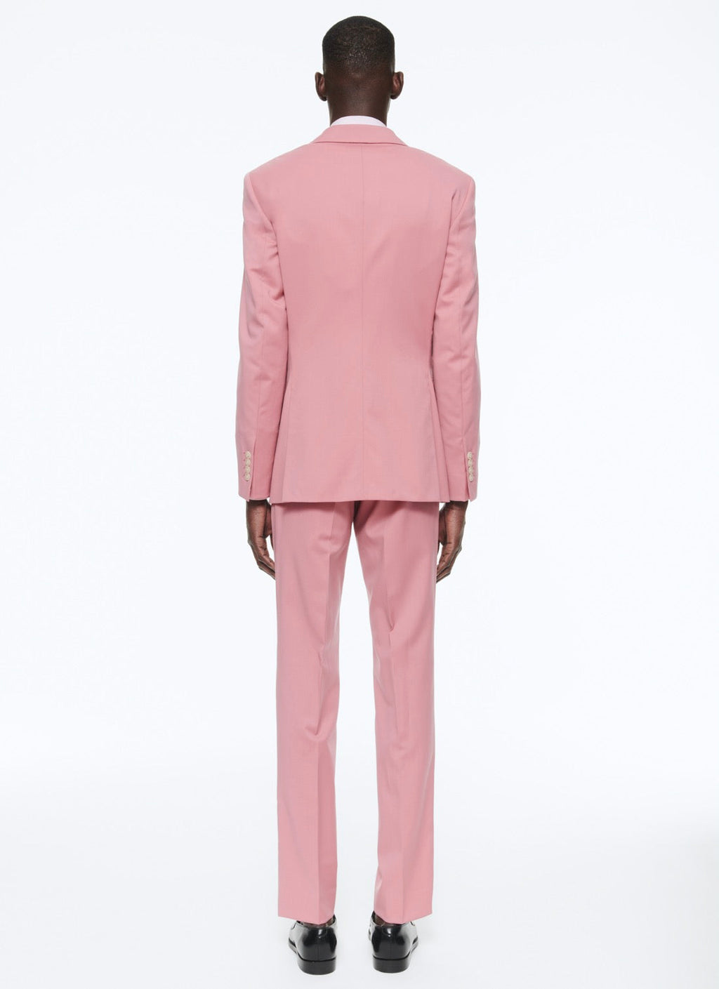 Fursac - Traje Serge de lana de 2 piezas - Rosa Viejo - Hombre