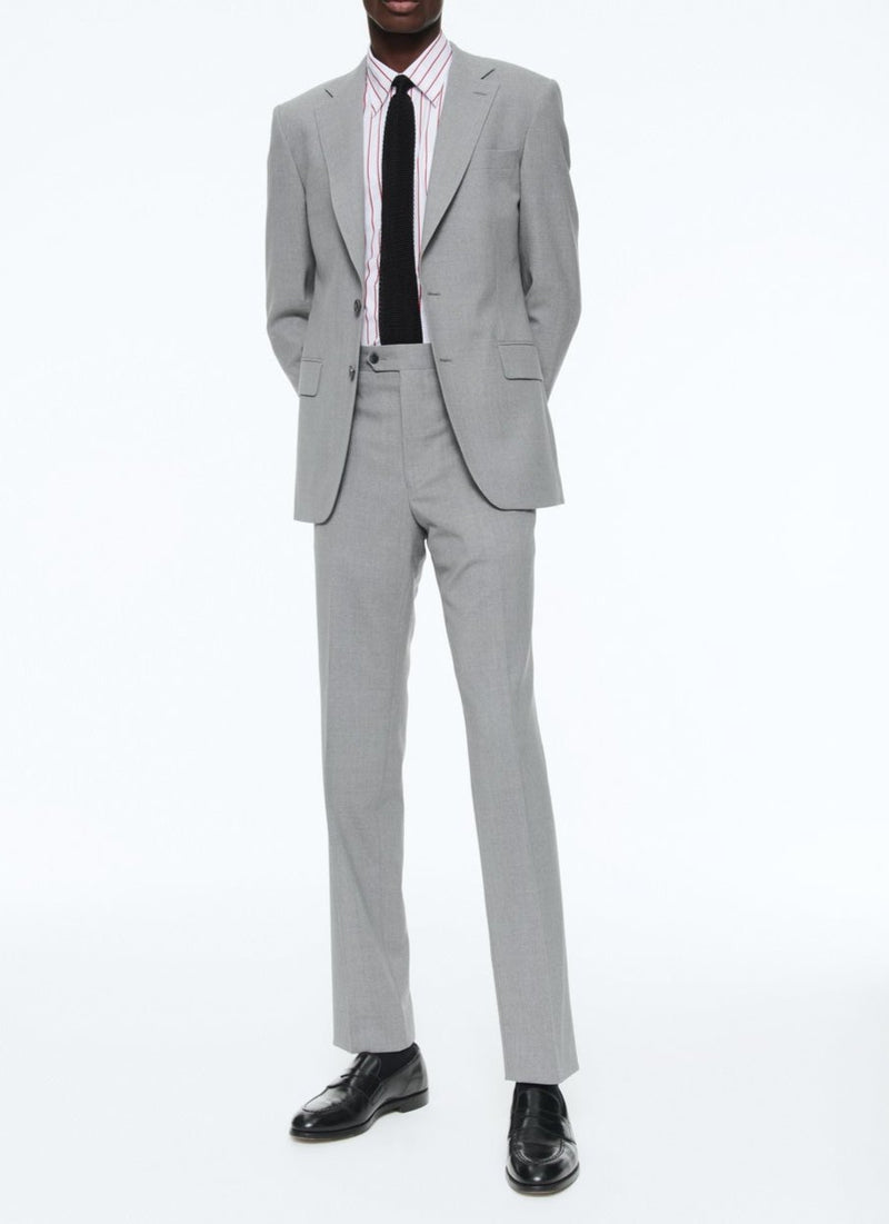 Fursac - Costume 2 Pièces En Toile De Laine Fresco - Gris Moyen - Homme
