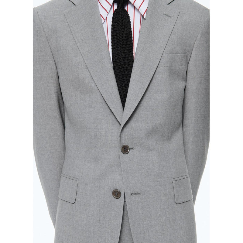Traje de 2 piezas Fresco Wool Canvas - Gris medio - Hombre