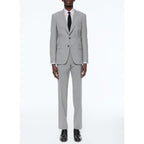 Fursac - 2-Piece Suit In Fresco Wool Canvas - Medium Grey - Men