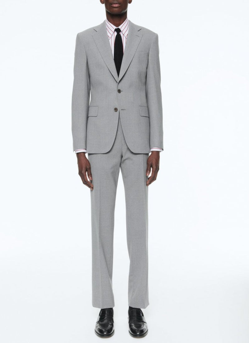 Fursac - Costume 2 Pièces En Toile De Laine Fresco - Gris Moyen - Homme
