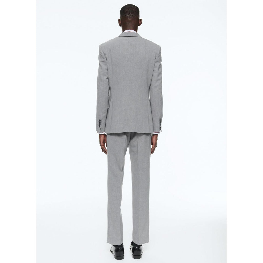 Fursac - 2-Piece Suit In Fresco Wool Canvas - Medium Grey - Men