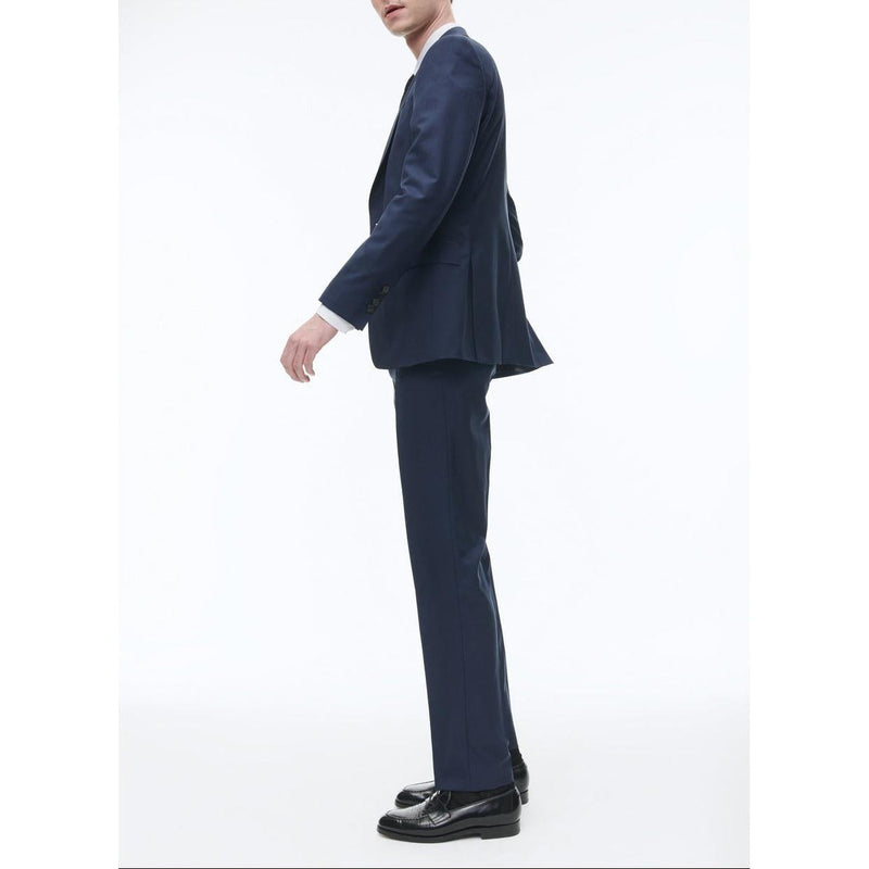 Tailored Wool And Silk Suit - Blue