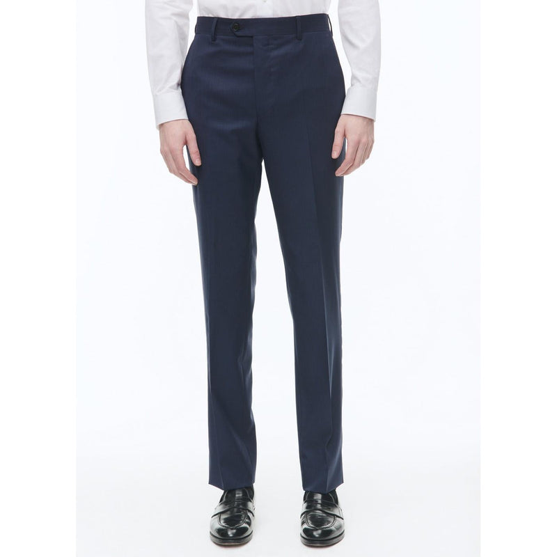 Tailored Wool And Silk Suit - Blue