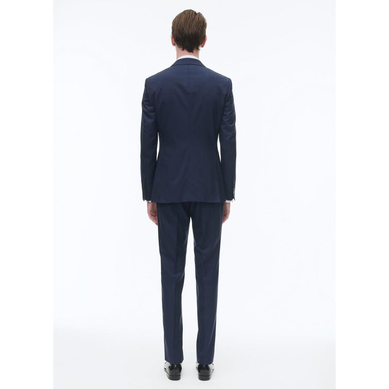 Tailored Wool And Silk Suit - Blue